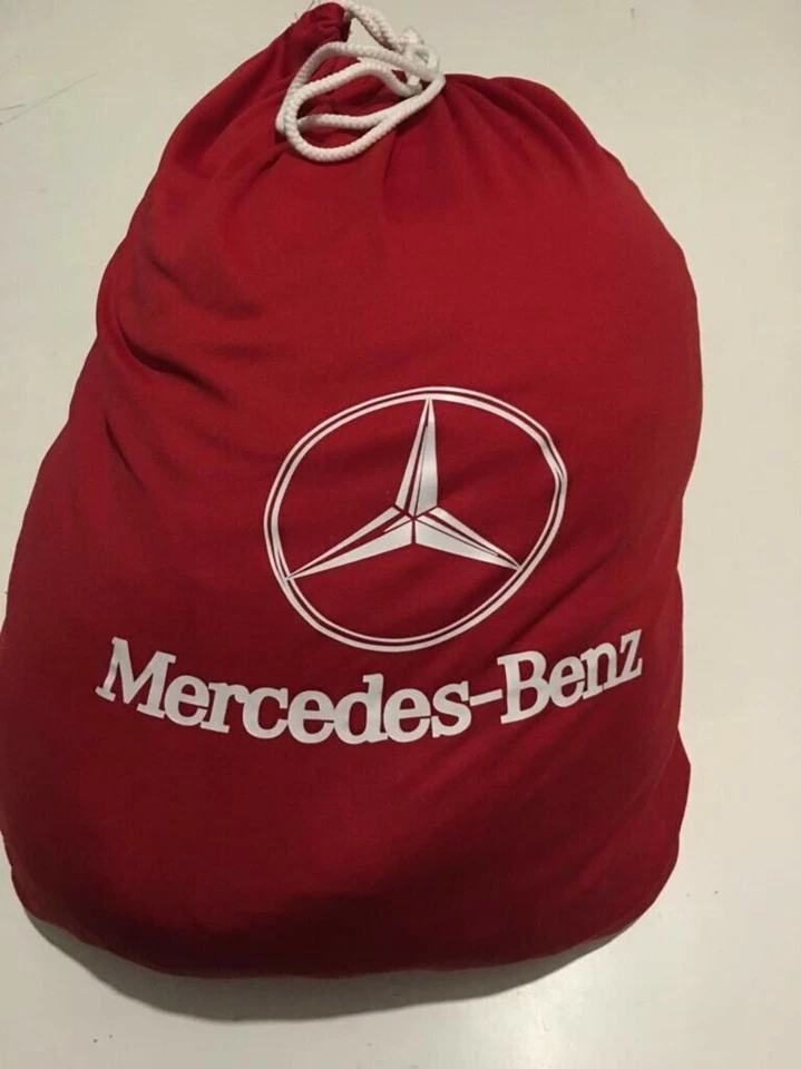 Red Car Cover For Mercedes Benz A180 200 250 Hatchback Class Dust ProofWindproof Foto 3 de 4