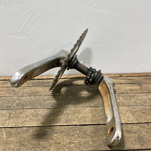 Mongoose Crank Set Mid School BMX 175 mm 3pc Forged Arms Splined Spindle Cranks - Picture 11 of 18