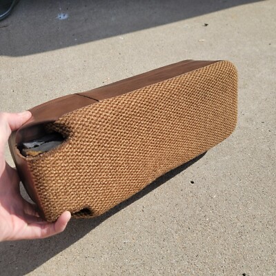 Volvo 240 Original Brown Fabric and Vinyl Armrest Near Mint 242