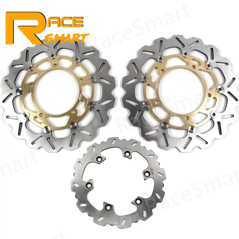 Rotores de freno delanteros traseros pastillas de disco para Suzuki B-King GSX 1300 BK 2008 2009 2010 Foto 2 de 4