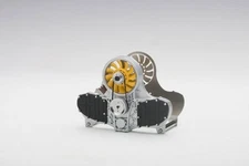 Letter holder Porsche 911 Air Cooled Flat Six Engine Style Yellow Autoart 45576