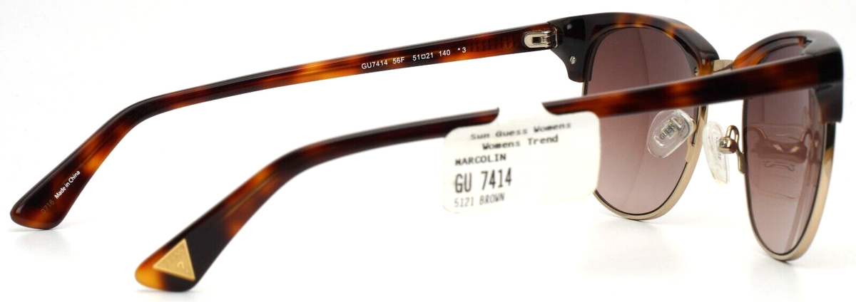 GUESS GU7414 56F Brown Tortoise Womens Square Gradient  display picture 3