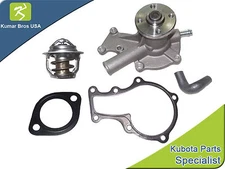 New Water Pump W/ Return Hose & Thermostat FITS Kubota B7410D BX1500D BX2230D  