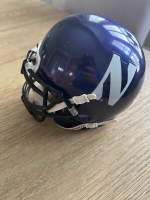 NORTHWESTERN WILDCATS MINI HELMET SCHUTT OOP BIG 10 RARE