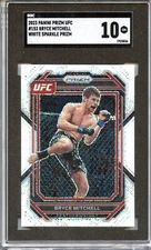 2023 Prizm Bryce Mitchell White Sparkle Prizm SSP SGC 10