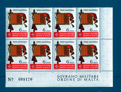 SMOM - 1967 - Ancient flags of the Order - 6 grains - Aragon - MNH (N)