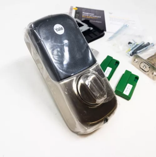 YALE Real Living Slim Keyless Deadbolt with Z Wave Bluetooth