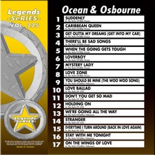 OSEAN  OSBOURNE Legend Series Karaoke CDg Vol-225 Mystery Lady,Stay With me 
