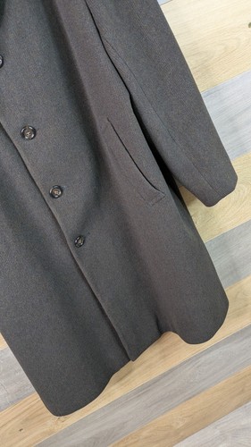 Vintage Hardy Aimes By Hepworths Lambswool Coat Mens Size 42 Made In England - Picture 3 of 17
