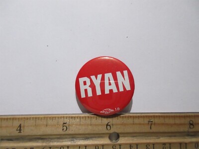 1989 RYAN Buffalo NY political campaign button pin 1.5