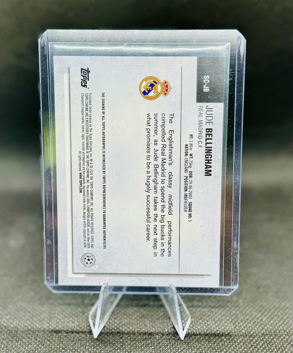 Jude Bellingham 2024 Topps Chrome UEFA National Convention 