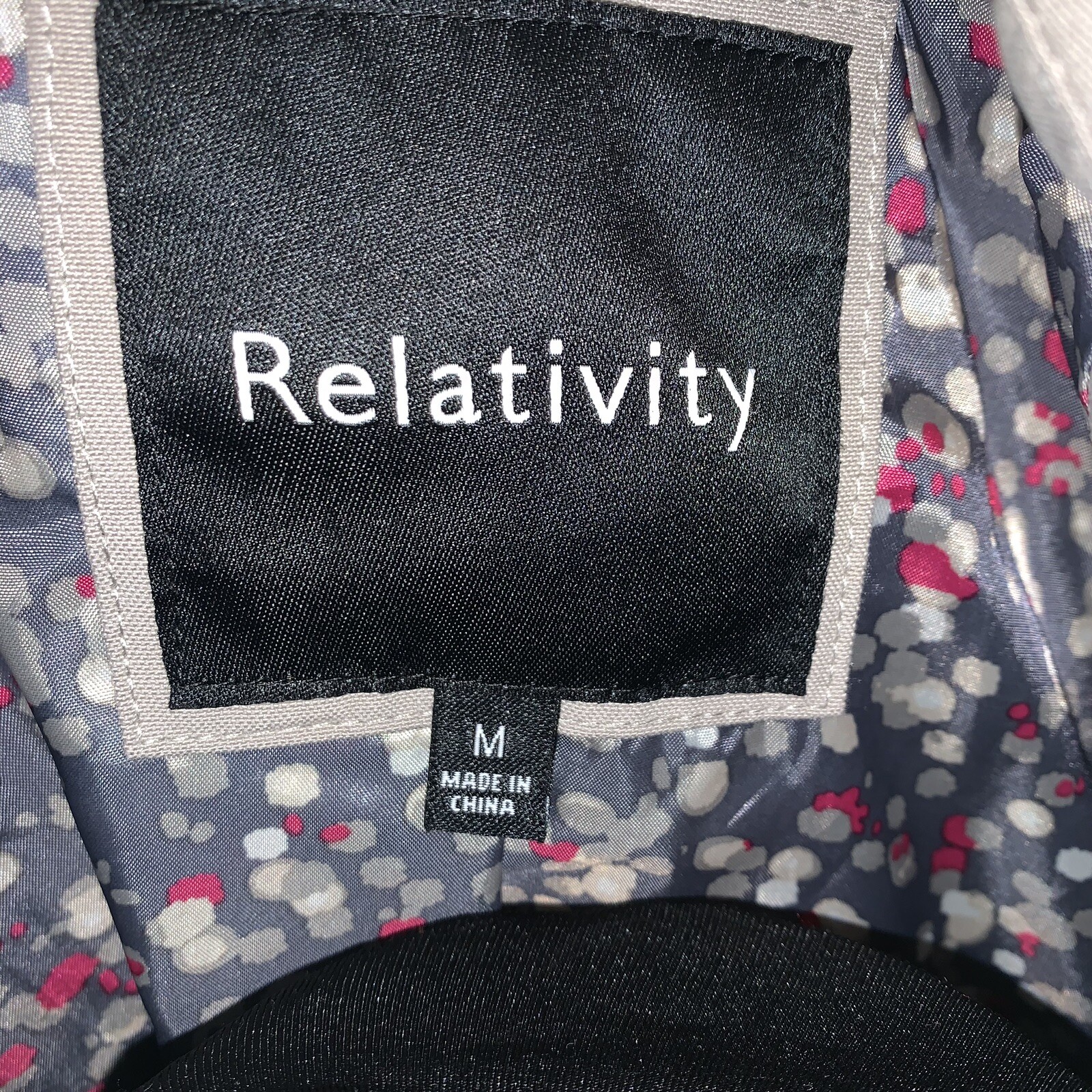 Relativity Button Down  4 Button Trench Coat Sz M… - image 3