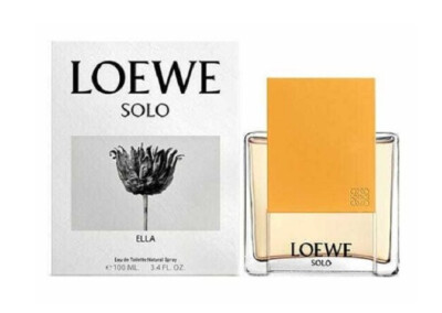 Loewe SOLO ELLA 100Ml. Eau De TOILETTE 3.4 Fl. Oz. Spray Format Antiguo