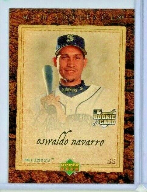 2007 Artifacts Oswaldo Navarro Rookie RC #94 - Seattle Mariners - MINT