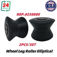 2PC For Gold's Gym Cross Trainer 510 Elliptical Roller Wheel Repalcement 238880