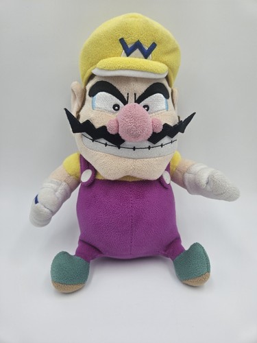 Nintendo Super Mario Bros WARIO Plush 10" San-Ei ~Brothers Stuffed Toy