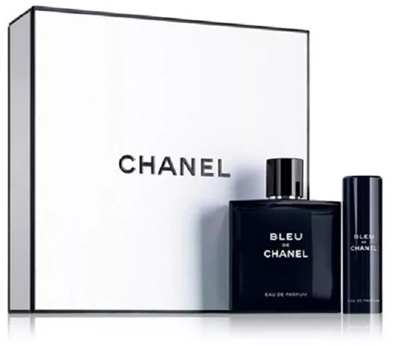 BLEU DE CHANEL 2 Pc Set (3.4 oz / 100 ml Eau De Parfum EDP + 20 ml