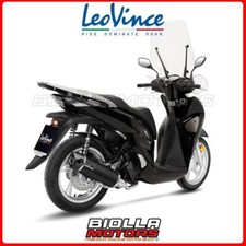 14068U TERMINALE COMPLETO LEOVINCE HONDA SH 150i 2021 - NERO STAINLESS STEEL EUR
