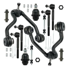 12pc For K1500 K2500 Suburban Tahoe 4WD Front Upper Control Arm Sway Bar Tierod