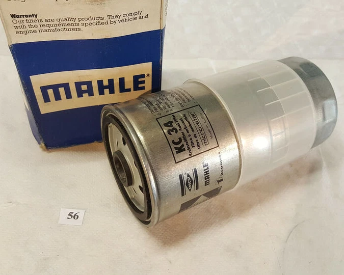 Filtro de combustible MAHLE KC 34 AUDI 100 80 A4 A6 VOLVO 850 S70 S80 VW Passat Foto 2 de 3
