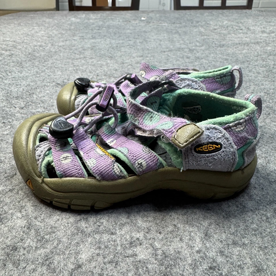Sandalias Keen Niñas Pequeñas 10 Púrpura Senderismo Aire Libre Pescador Newport Impermeables Foto 3 de 4