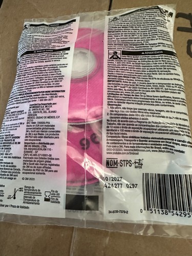 3M 2096 Particulate Filter P100 Acid Gas Relief  For 6000 7000 Facepiece 10/2027 - Picture 3 of 3