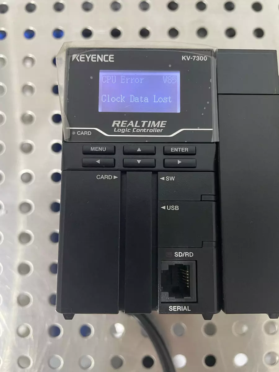 Keyence KV-7300 with KVB16RC KV-AD40V KV-DA40V KV-TF40 KV-LM20V PLC Set