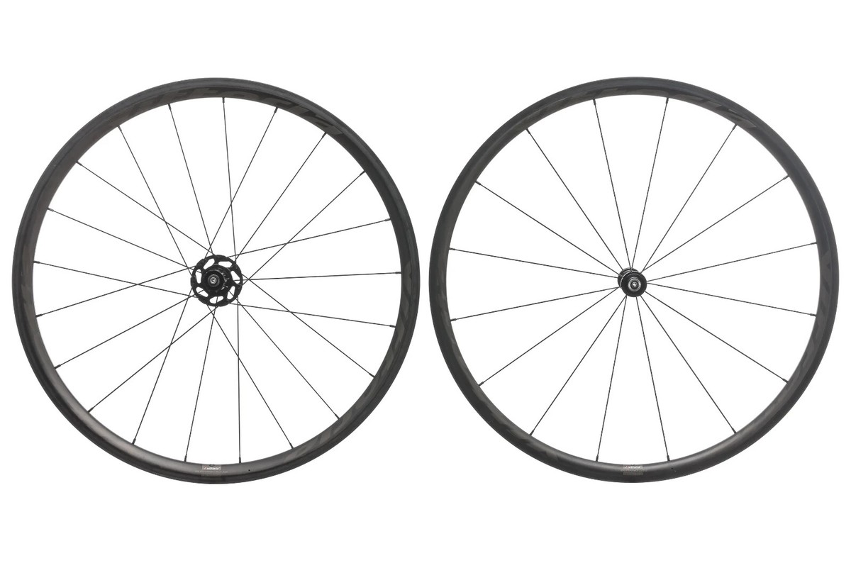 COPPIA RUOTE BICICLETTA VITTORIA QURANO 30 COPERTONCINO CARBONIO E