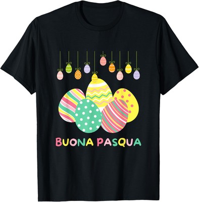 Egg Hunt Day Italian Happy Easter Italy Easter Buona Pasqua T-Shirt Hoodie