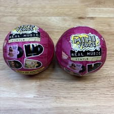 MGA MINIVERSE REAL MUSIC VINYL ASSORTMENT Set 2 Sealed Capsules Blind Box Balls
