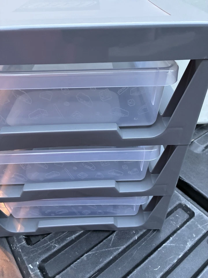 Productos de almacenamiento LEGO: 40950001 sistema de rack gris - raro Foto 4 de 4