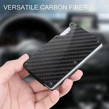 The Ridge Style Titanium Wallet with Money Clip or Cash Strap - RFID Blocking