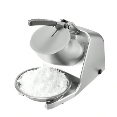 New Pro Electric Stainless Steel Ice Crusher Dual Blade Shaved Snow Cone Machine