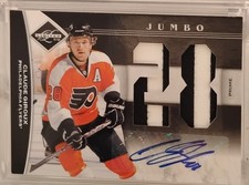 11/12 LIMITED CLAUDE GIROUX  JUMBO PRIME PATCH AUTO #/5