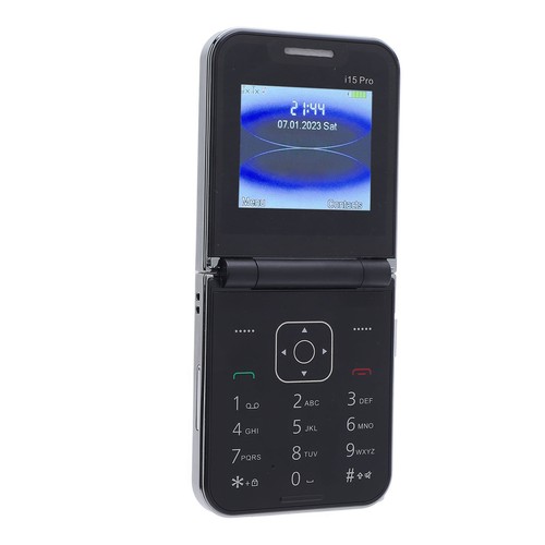 Flip Phone Unlocked Large Buttons Dual SIM Dual Standby Speed Dial Vibration Set - Picture 2 of 27