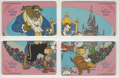 Telefonkarten-Puzzle Walt Disneys Die Schöne und das Biest O 184 A - D 08.92 neu
