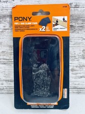 🆕 Almohadillas de abrazadera de cojín Pony Jorgensen 7456 (paquete de 4), negras ENVÍO GRATUITO