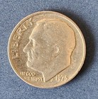 1975 Dime No Mint Mark And  "In God We Trust" Error With Railroading On Edge — photo 1