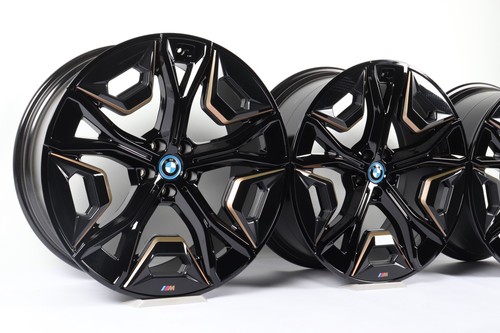 4x Neu Original BMW iX i20 Alufelgen 22 Zoll 1023 M Aerodynamik 5A3DE19 42313 - Bild 2 von 6