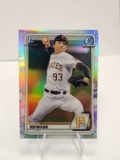 Logan Hofmann 2020 Bowman Draft Chrome Refractor 1st #BD-160 Pittsburgh Pirates