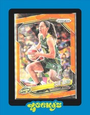 2025 Panini Prizm WNBA #38 Sue Bird Orange Cracked Ice -Seattle Storm