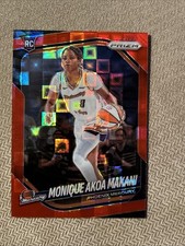 MONIQUE AKOA MAKANI 2025 Panini Prizm WNBA Red Pandora Rookie Card #98 /199