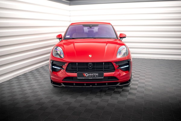 Maxton Design Frontlippe V.1 Passend FüR Porsche Macan GTS / Sport Design Mk1 FL-image