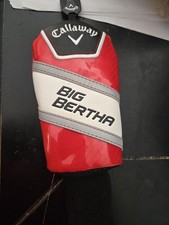 Callaway Big Bertha Hybrid Rescue Headcover Black Red Golf Adjustable 3 4 5 6 7H