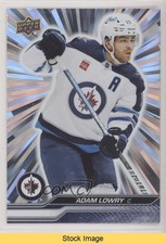 2023-24 Upper Deck Series 1 Outburst Silver Adam Lowry #195 READ 06wk