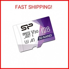 Silicon Power 128GB Micro SD Card U3 SDXC Up to 100MB/s High Speed Memory Card f