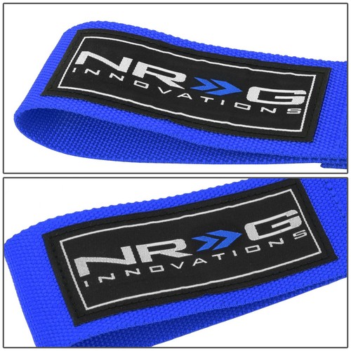 NRG TOW-131BL FOR 09-13 HONDA FIT FRONT/REAR BUMPER TOW STRAP TOWING HOOK KIT - Picture 2 of 6