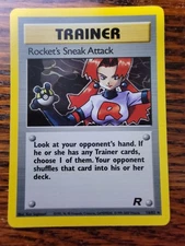 Rocket's Sneak Attack 16/82 Team Rocket Holo