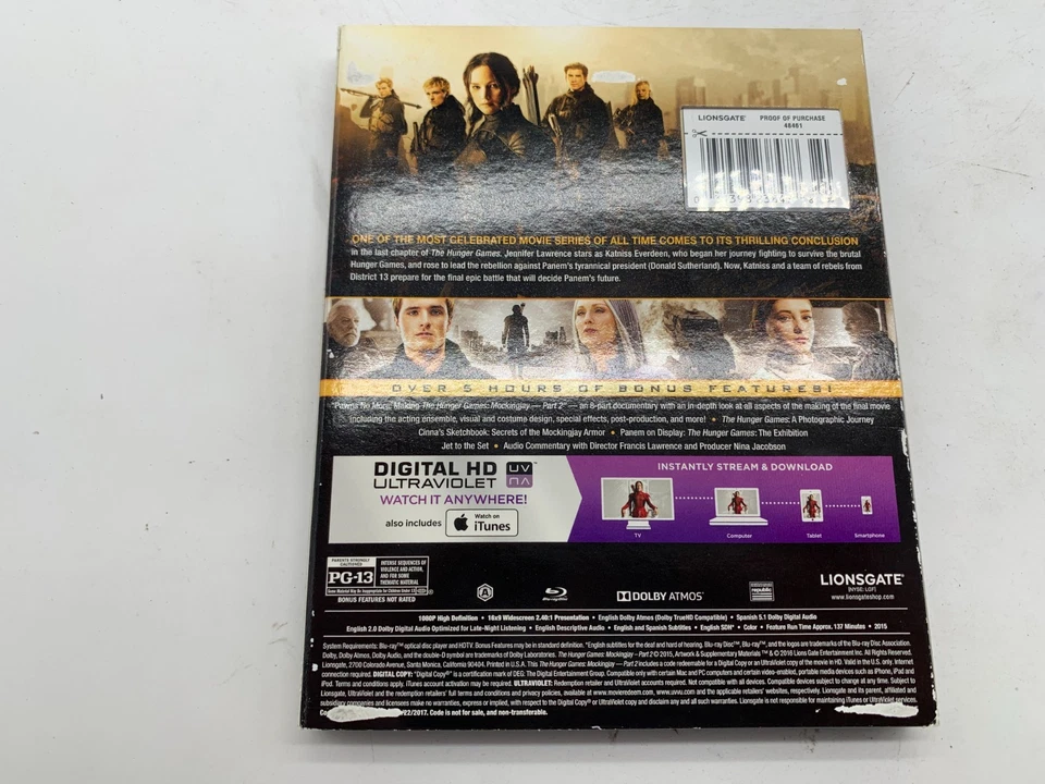 The Hunger Games: Mockingjay, Part 2 Blu-ray & DVD 2015 - Image 2 of 4