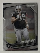 2025 Panini Prizm Football Warren Sapp Base Set #212 Oakland Raiders